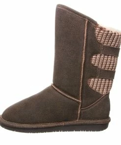 Bearpaw Boshie Wide Chestnut Distressed