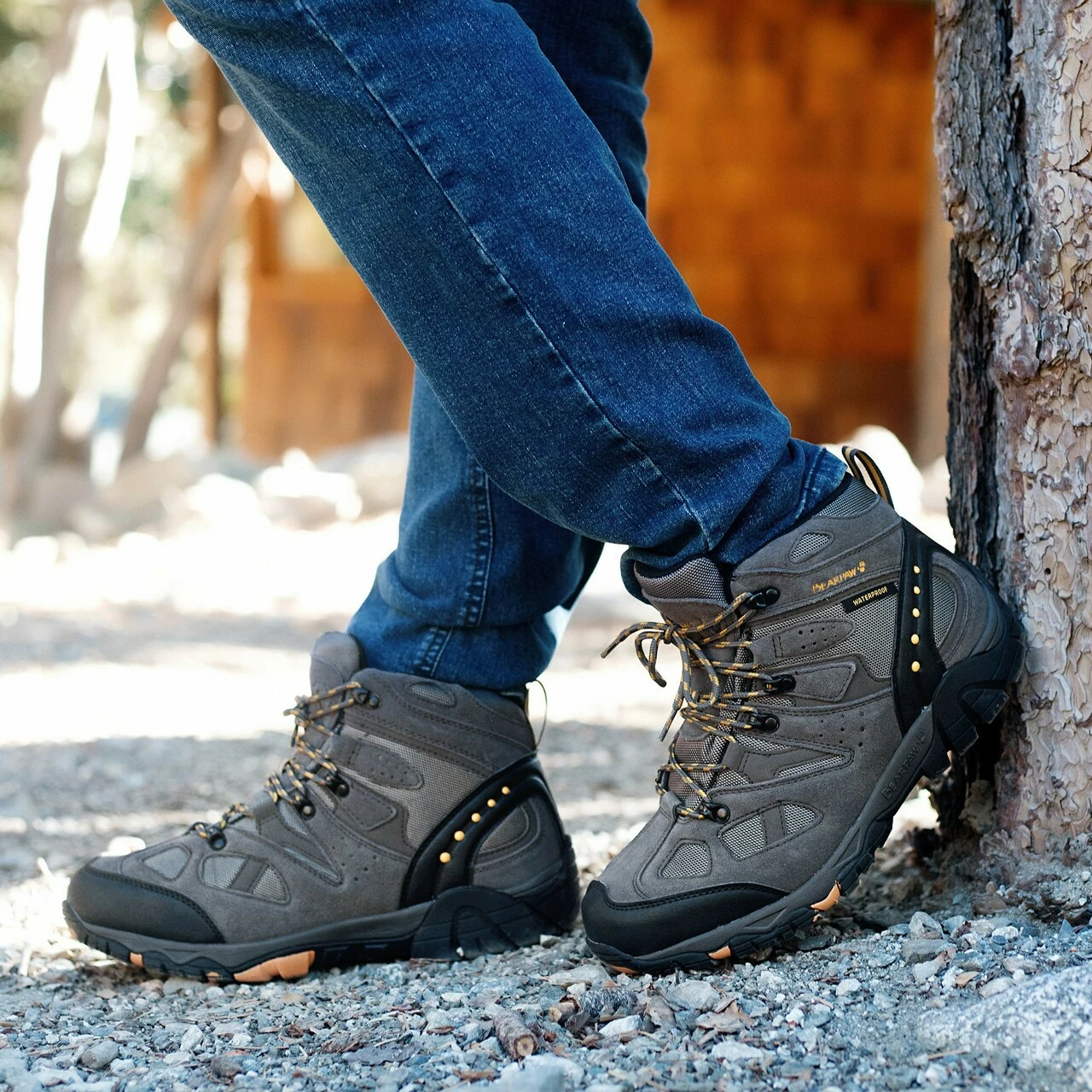 Bearpaw Brock Wide Taupe - Image 4