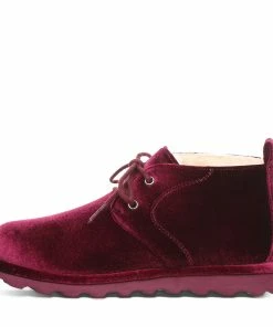 Bearpaw Skye Burgundy Velvet