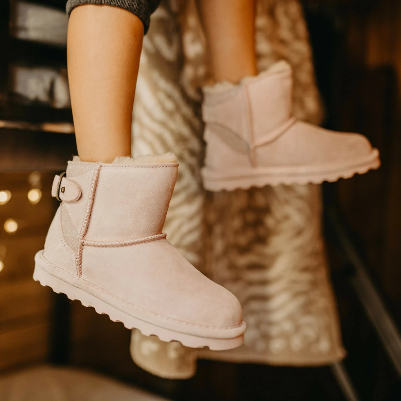 Bearpaw Betty Youth Pink Caviar - Image 6