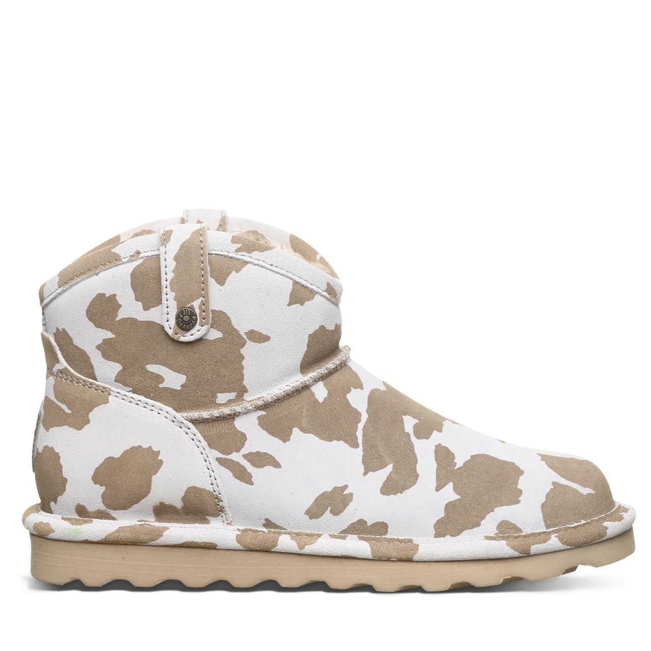 Bearpaw Margot Tan Cow Print - Image 2