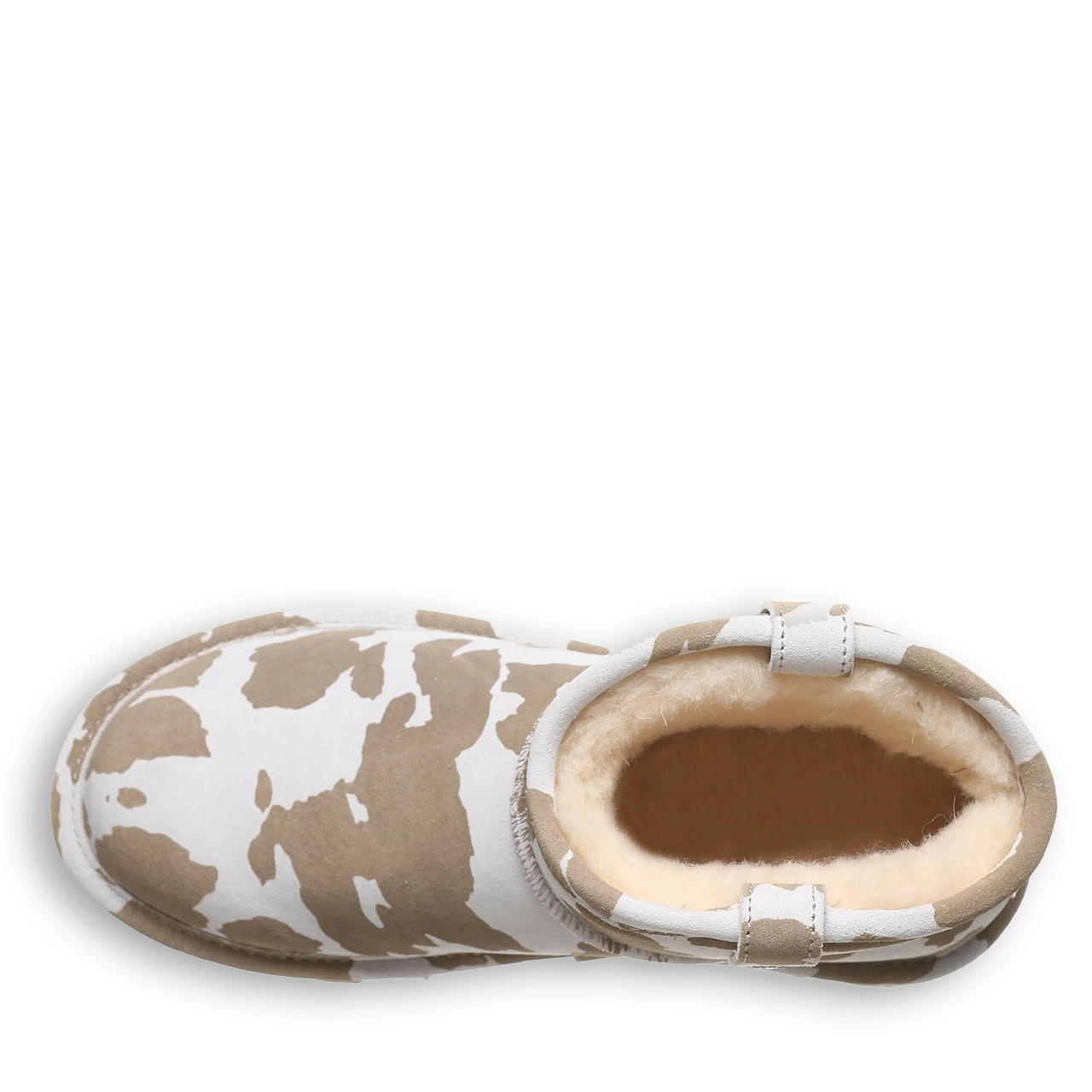 Bearpaw Margot Tan Cow Print - Image 4