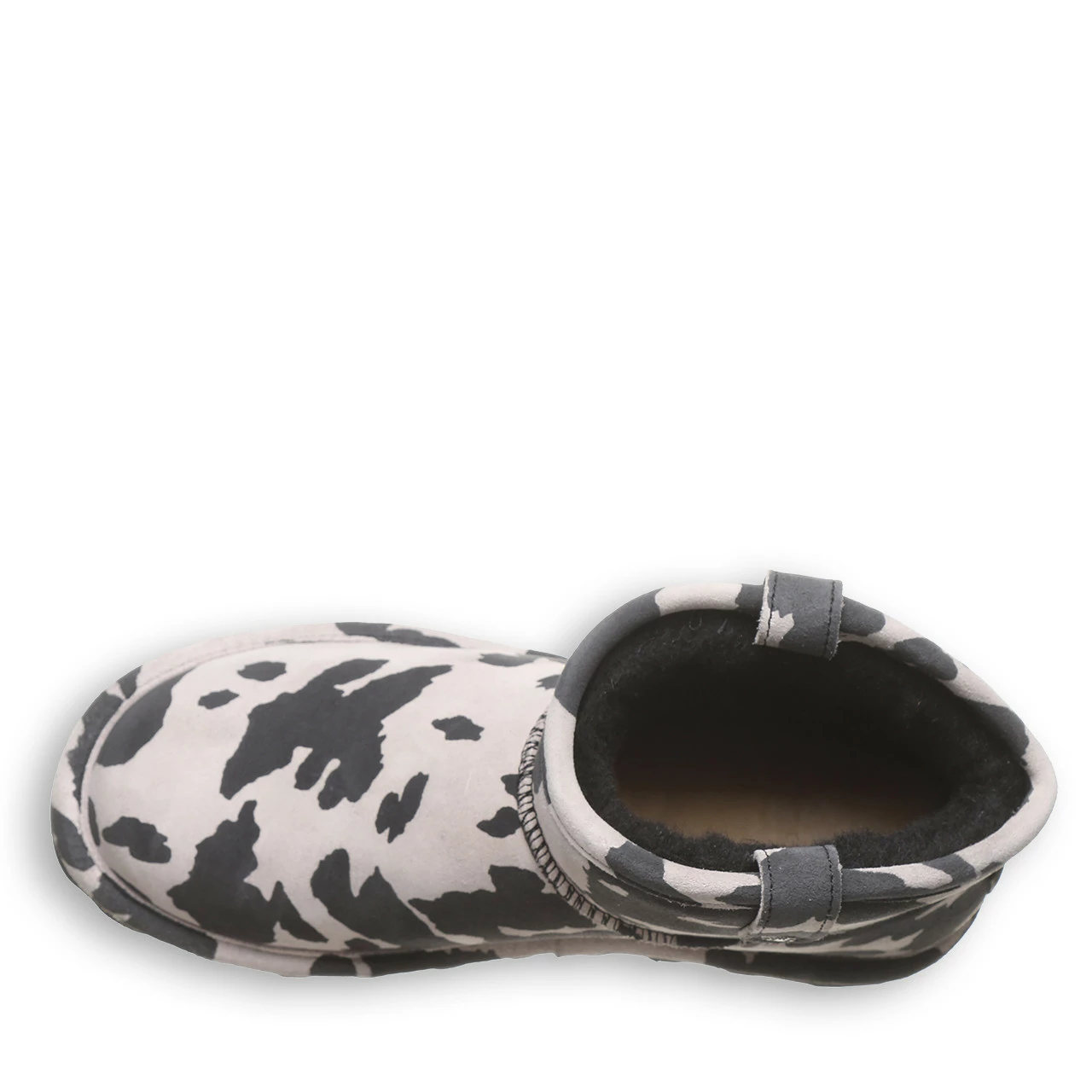 Bearpaw Margot Black Cow Print - Image 4